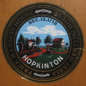 Seal of the Town of Hopkinton 1715