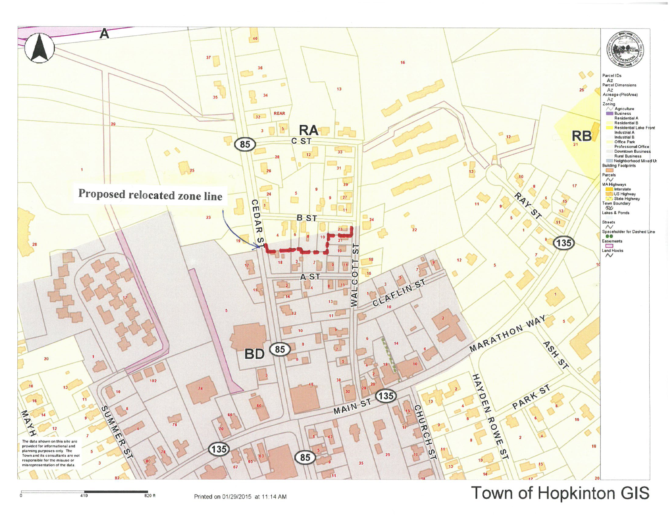 Article31-B Street Area Zoning Map Change 2015 | EHop | Hopkinton