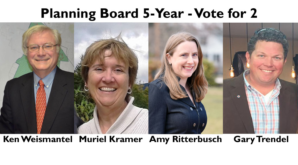 Learn More about the Planning Board 5-Year Candidates