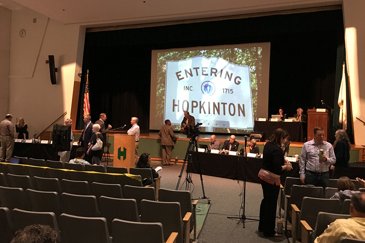 Special Town Meeting Results 2-11-19