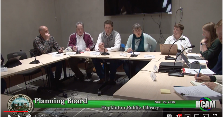Planning Board Actions Taken 11/13/19