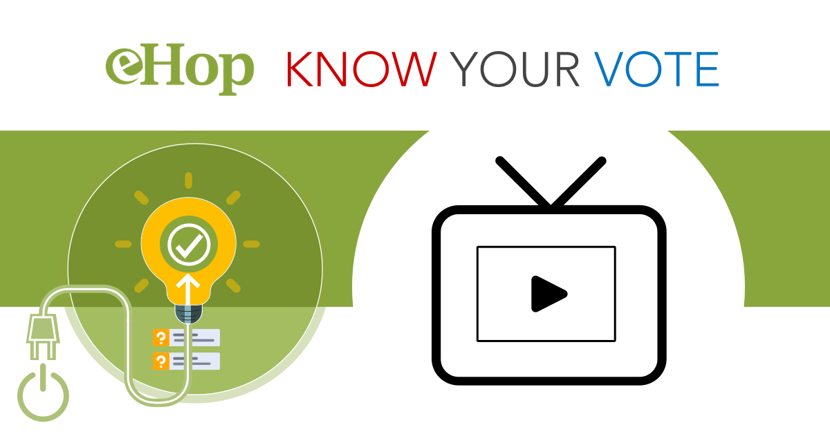 Know Your Vote – Monday, April 29 at 7:00 PM