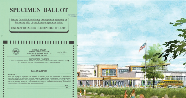 Elmwood School Replacement Ballot Vote 11/28/23