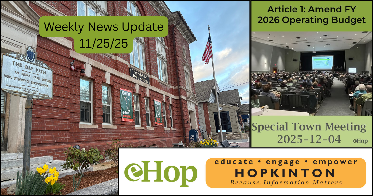 WEEKLY NEWS UPDATE – 11/25/25